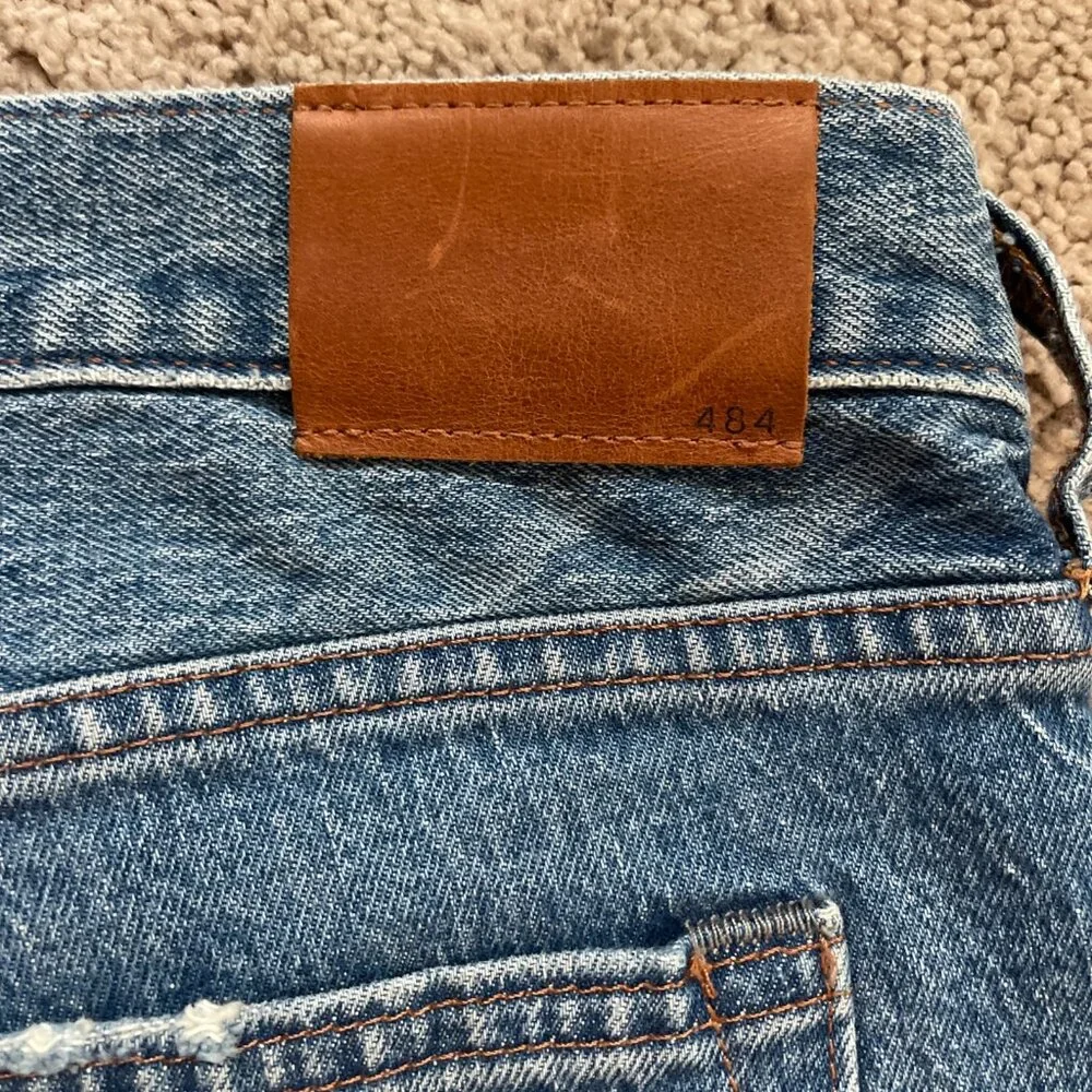 J Crew Jeans Mens 29x32 Blue 484 Slim Fit Dark Wash Stretch Denim Casual Quality
